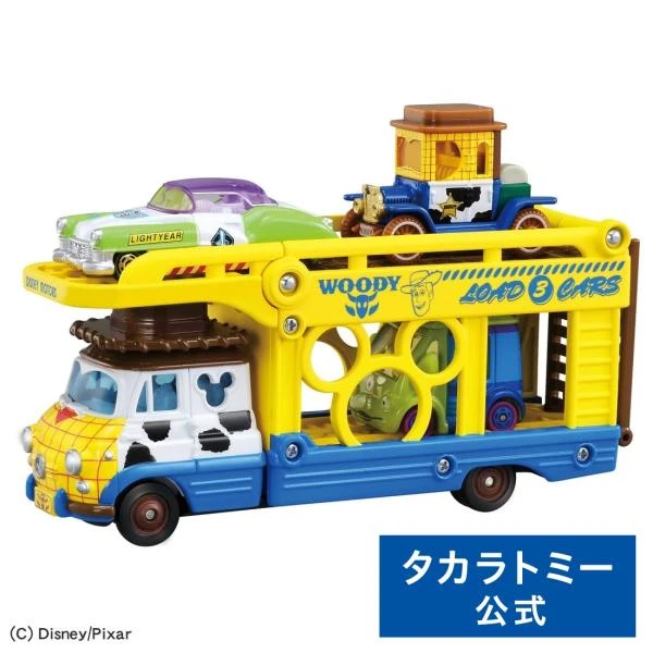 ドリームトミカ ディズニーモータース パルズトランポ トイ・ストーリー5 ウッディの商品画像